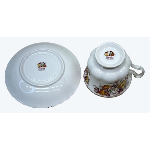 Royal Albert Bone China Lenora Cup and Saucer Set England - Picture 5 of 10
